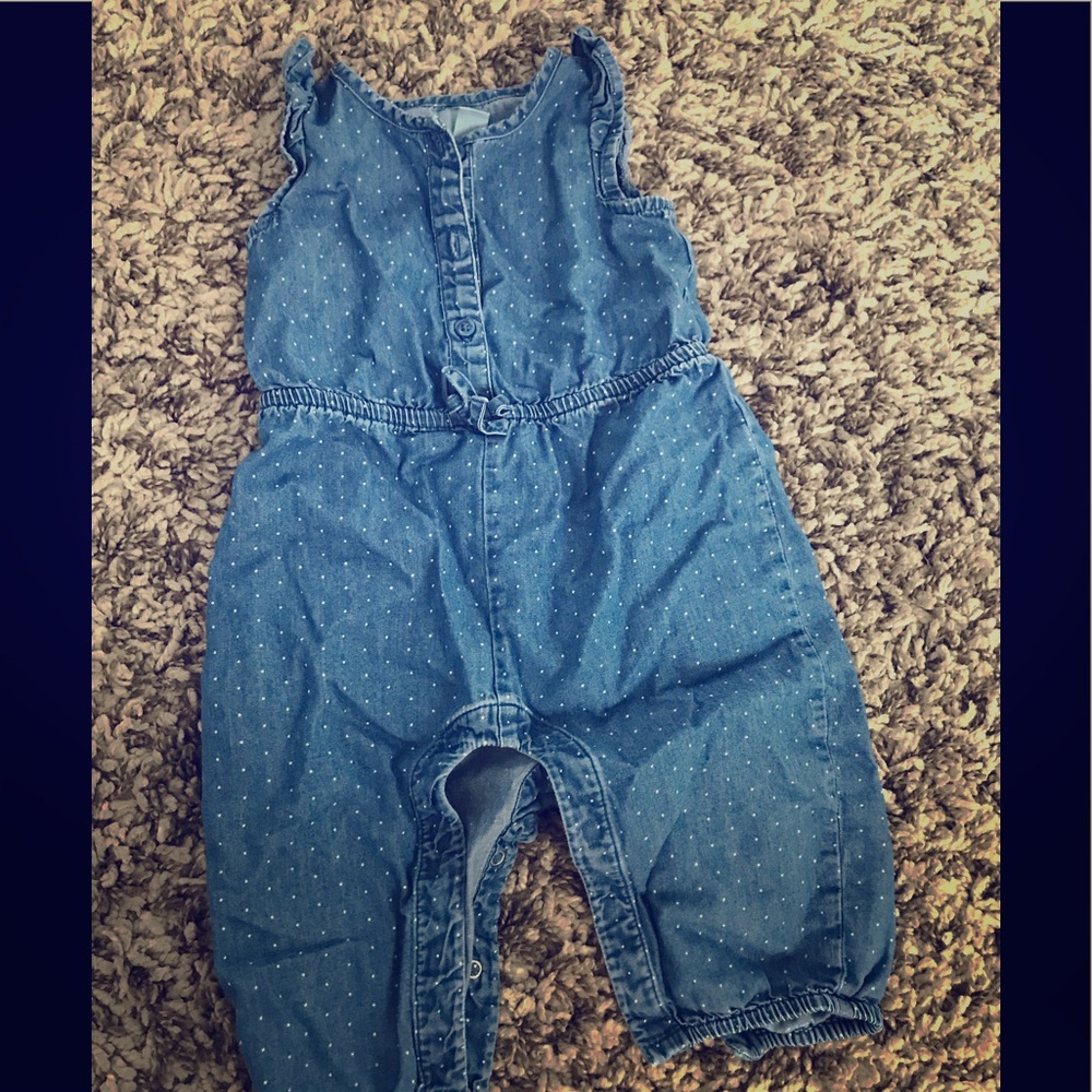 Chambray romper